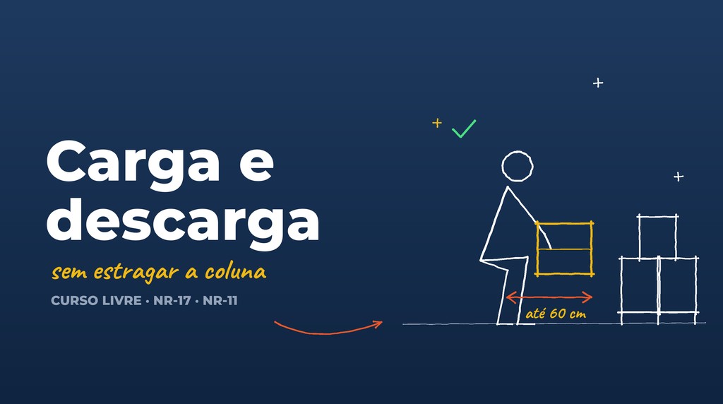 Carga e descarga segura: levantamento manual e movimentação de materiais
