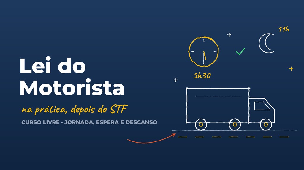 Lei do Motorista na prática: jornada, espera e descanso